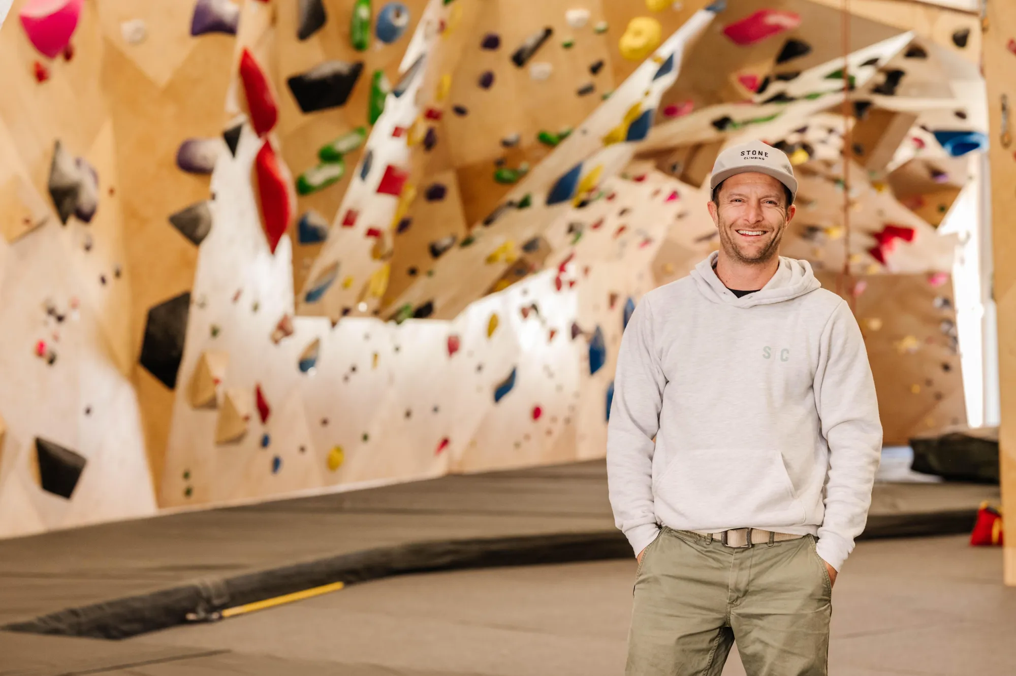 Get to know Eric Hires of Stone Climbing, "a Rock Palace of Stoke"