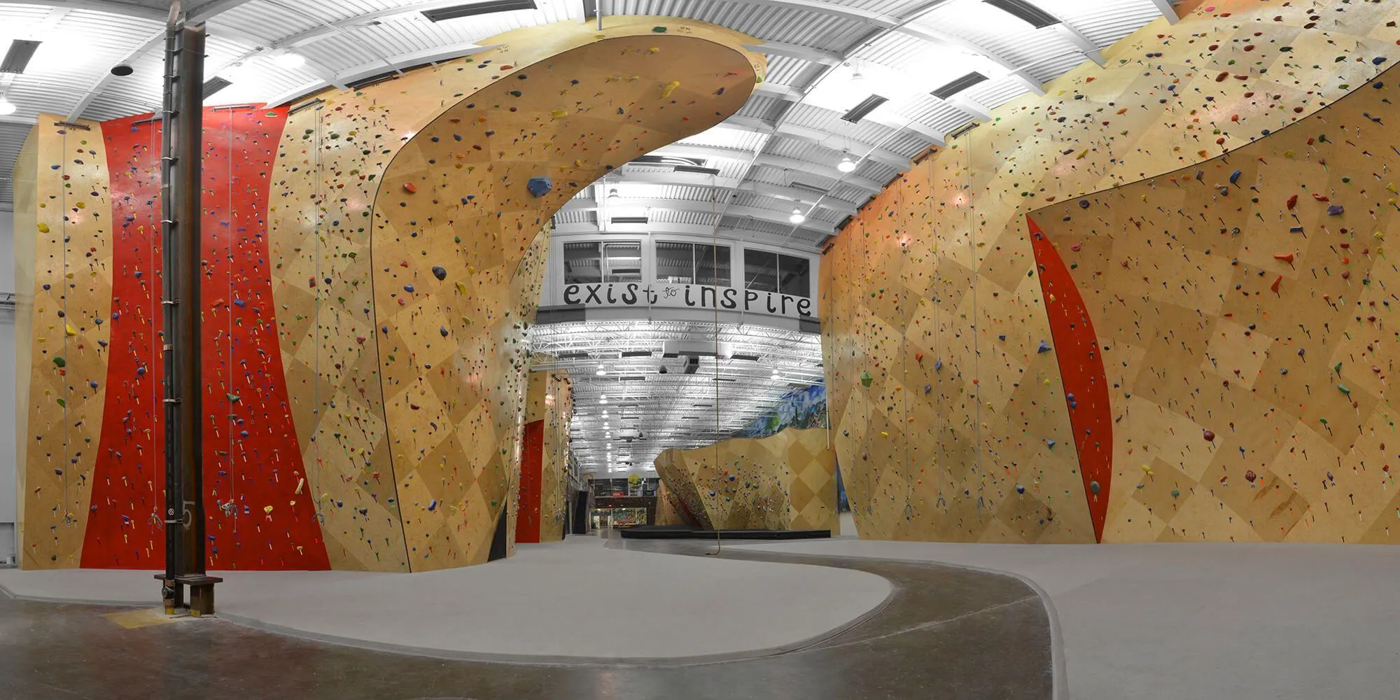 Climbing walls at BKB Boston, Boston, MA