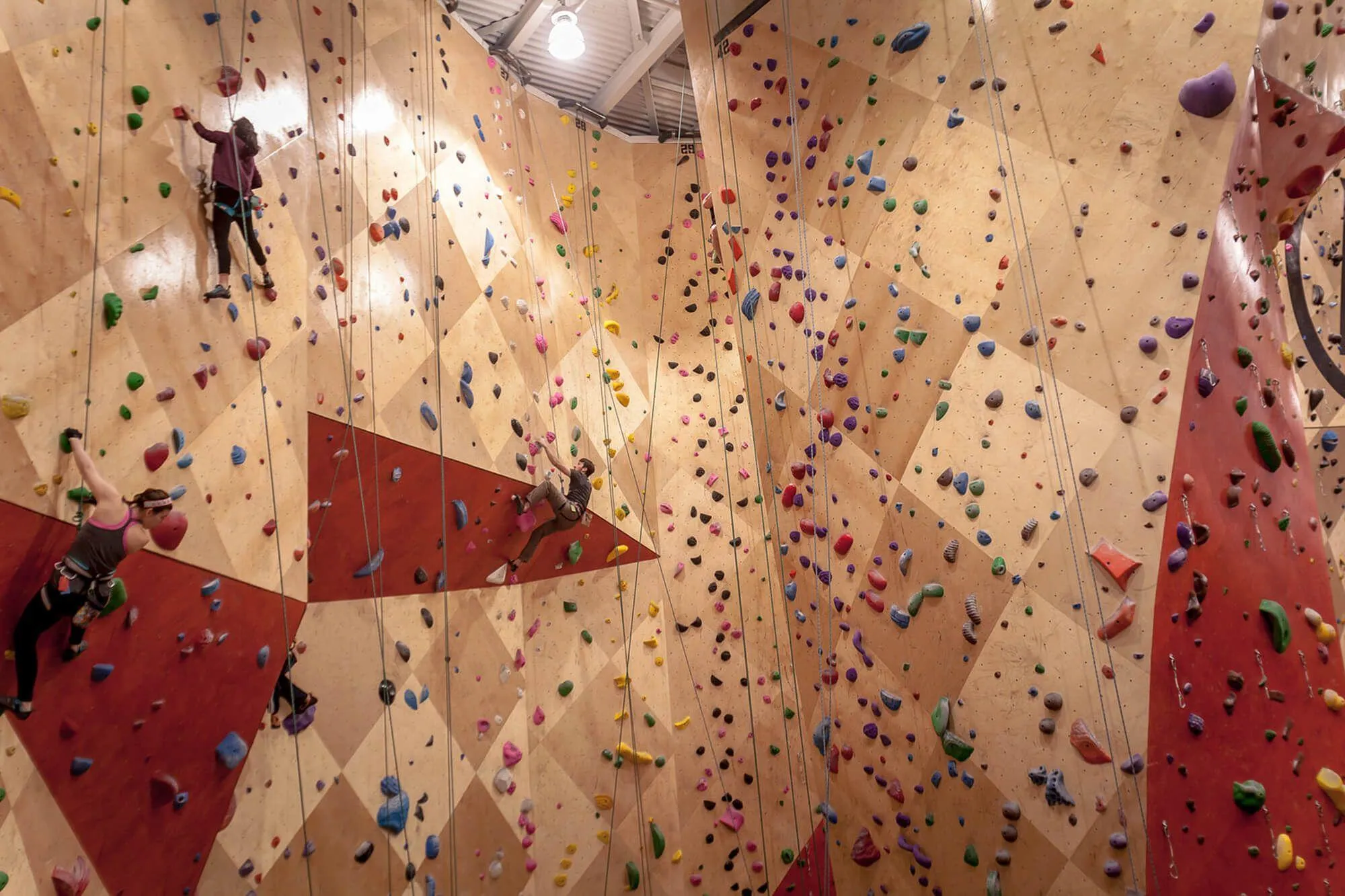 Distinct and purposeful argyle pattern is more than evident here on these custom ARC walls made for BKB.