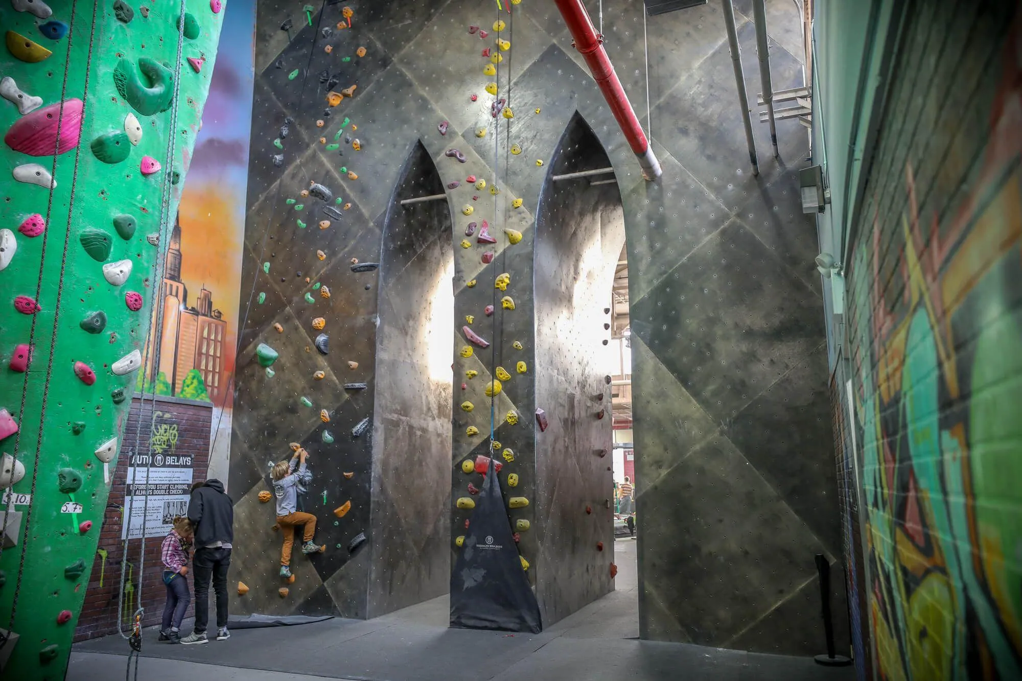 The iconic arches at BKB were integral to the owners' original vision for the facility to create a truly local brand.