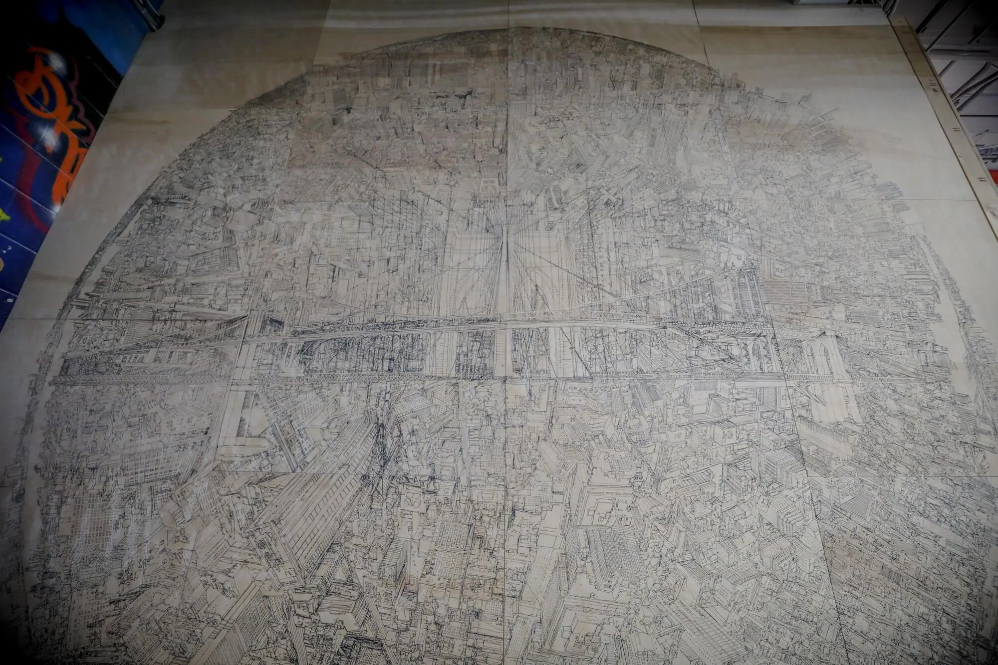 Another beautiful and intricate example of an interior mural dedicated to the local community that the facility serves. A tremendous amount of time was needed by many local artists to make the BKB brand what it is today in multiple cities.