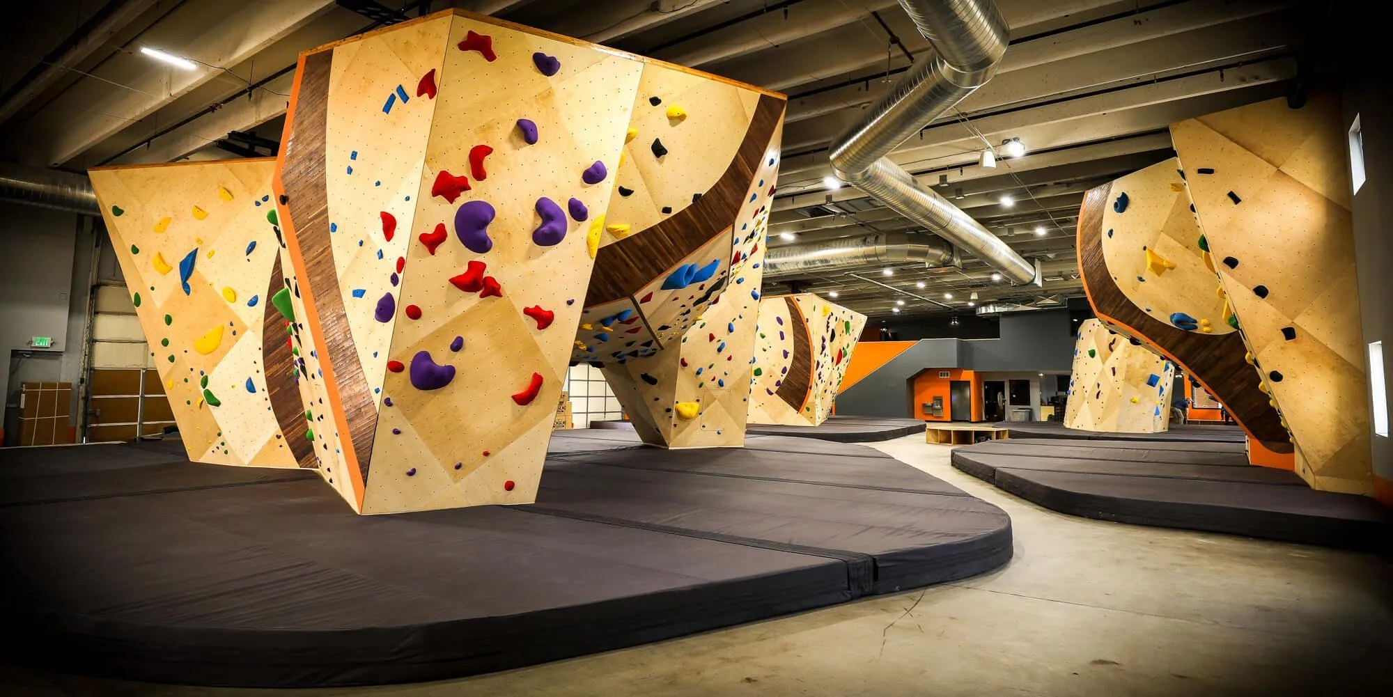 Climbing walls at Longmont Climbing Collective, Longmont, CO