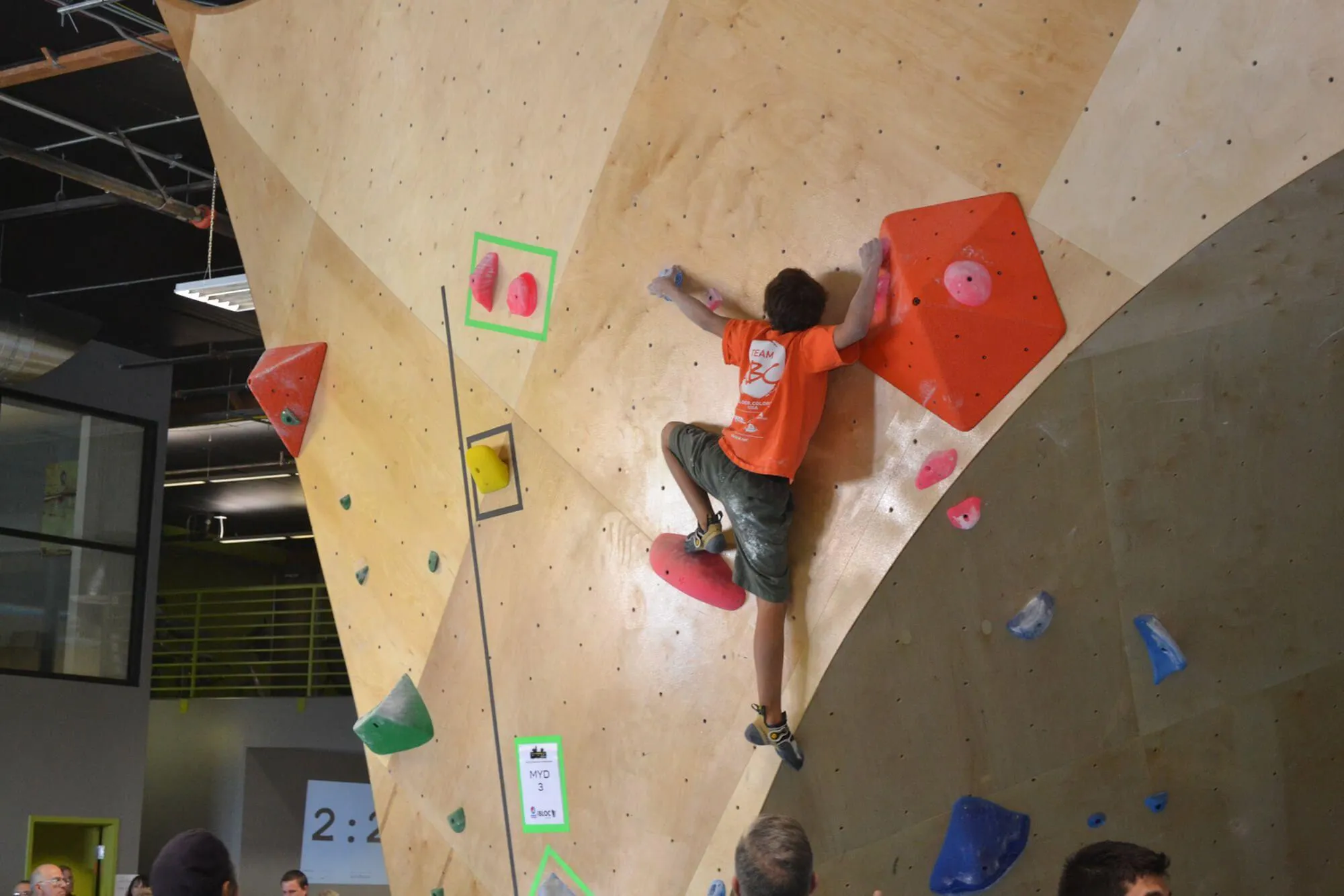Another detailed view of the of how smoothly Vertical Solutions likes to join the surfaces of our climbing walls together. This indoor bouldering cave was absolutely imperative to get right as it was going to be a main climbing wall feature and the focus of the climbing gym.