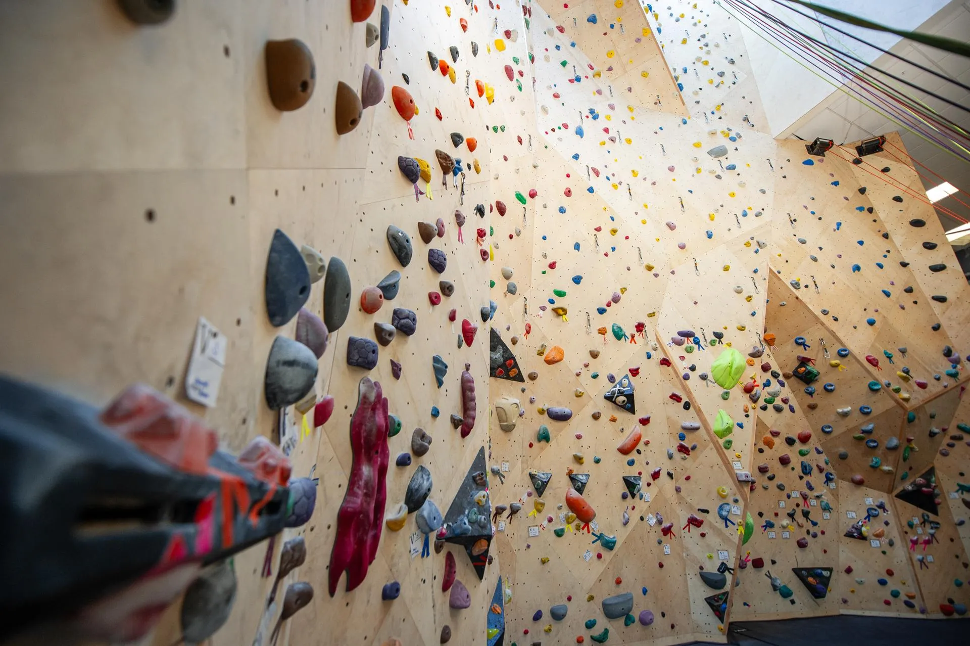 Climbing walls at Westminster College, Salt Lake City, UT