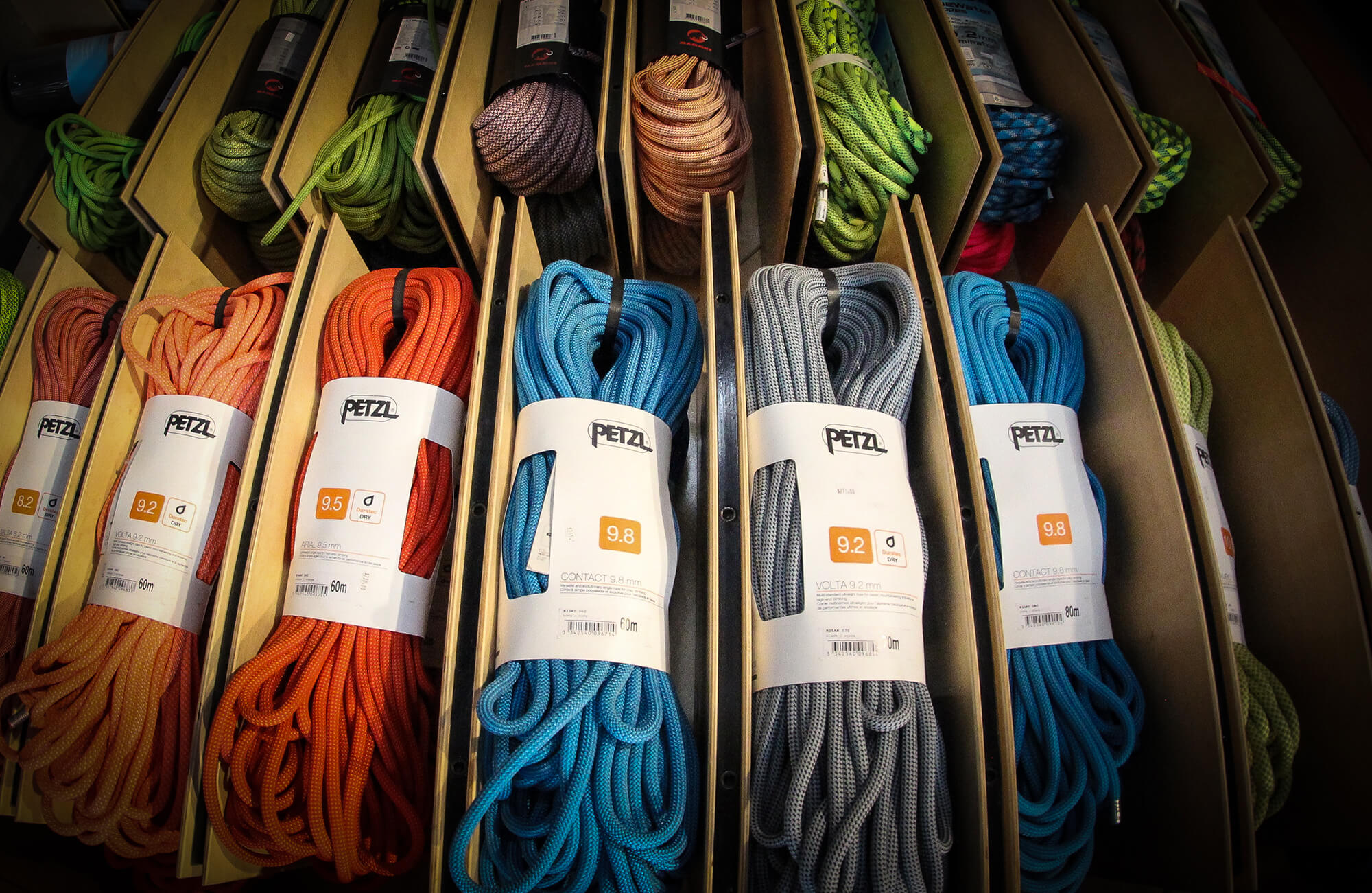 Climbing ropes available via Habit Climbing