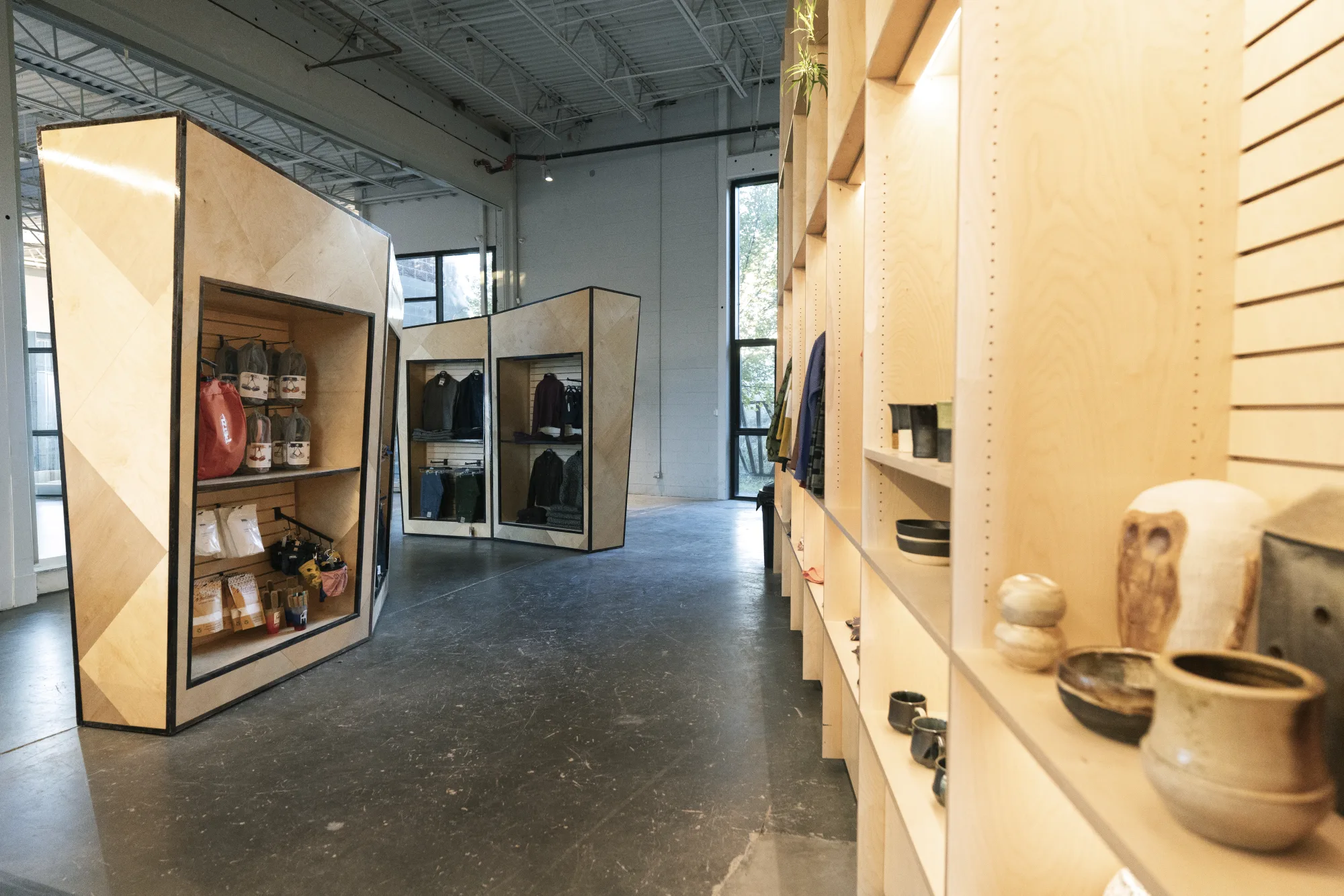 Custom retail and millwork at Vertical Solutions HQ